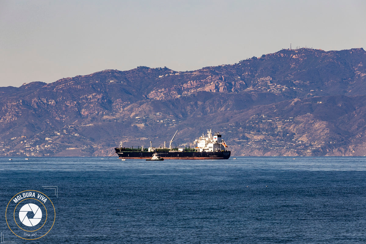 Navio na Costa de Los Angeles - CA