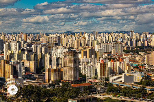 A grande São Paulo a partir do Mirante do Banespa - SP