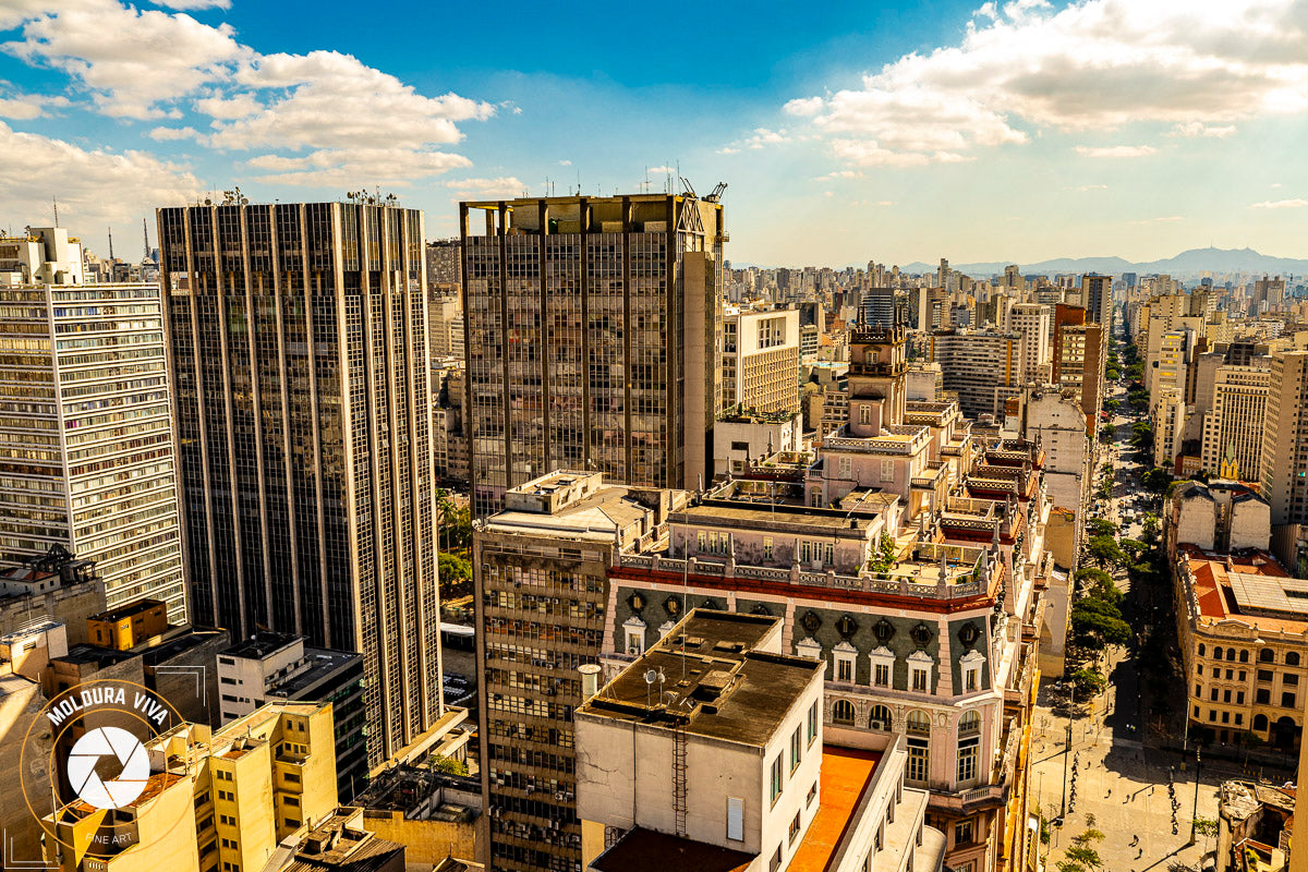 Região Central de São Paulo a partir do Mirante do Banespa - SP