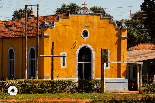 Construções Antigas - Igreja na Comunidade dos Terenas - MS