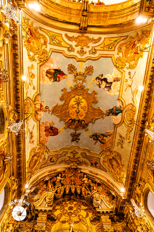 Teto de Igreja em Ouro Preto - MG