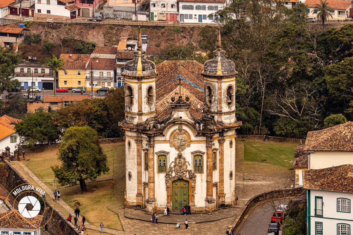 Frontal da Igreja São Francisco de Assis - Ouro Preto - MG