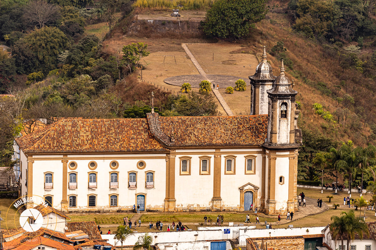 Igreja São Francisco de Assis à Distância - Ouro Preto - MG