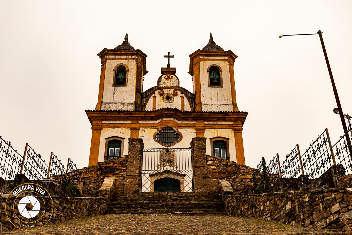 Vista Frontal Igreja Nossa Senhora das Mercês e Perdões - Ouro Preto - MG