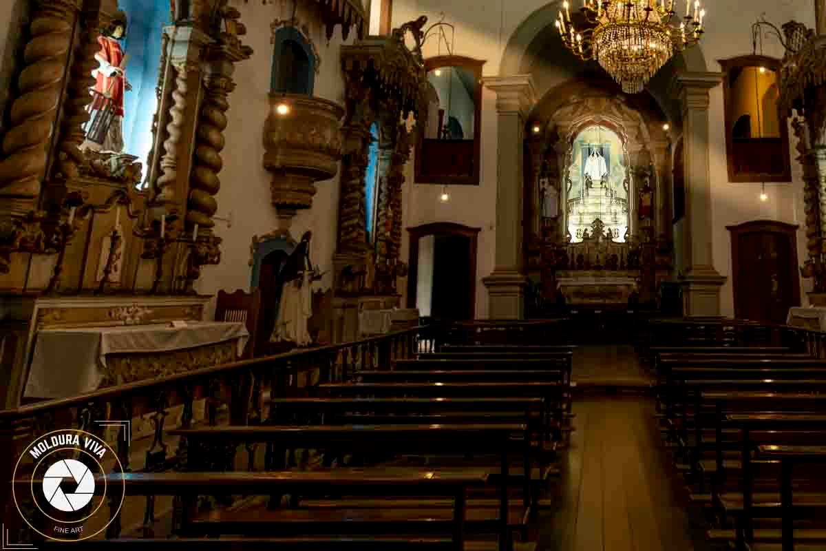 Interior da Igreja Nossa Senhora das Mercês e Perdões - Ouro Preto - MG