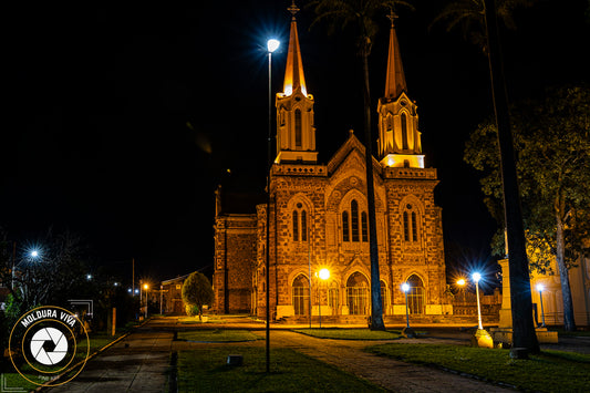 Visão Noturna da Igreja de São Domingos - Uberaba - MG