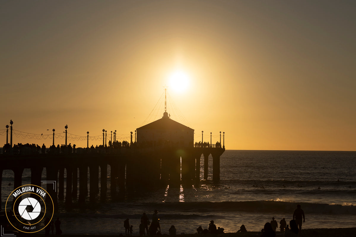 Versão 2 de Por do Sol no Pier Manhattan - Los Angeles - CA