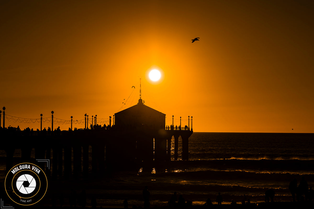 Versão 3 de Por do Sol no Pier Manhattan - Los Angeles - CA