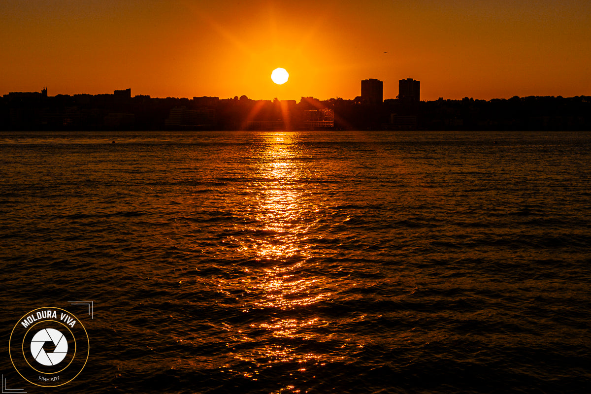 Por do Sol no Rio Hudson - New York - NY