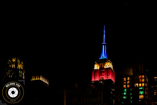 Noite no Empire State - New York - EUA