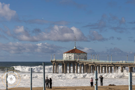 Pessoas no Pier Manhattan Los Angeles - CA