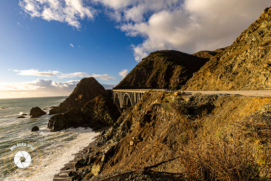 Ponte de Arco duplo na Highway 1CA - EUA