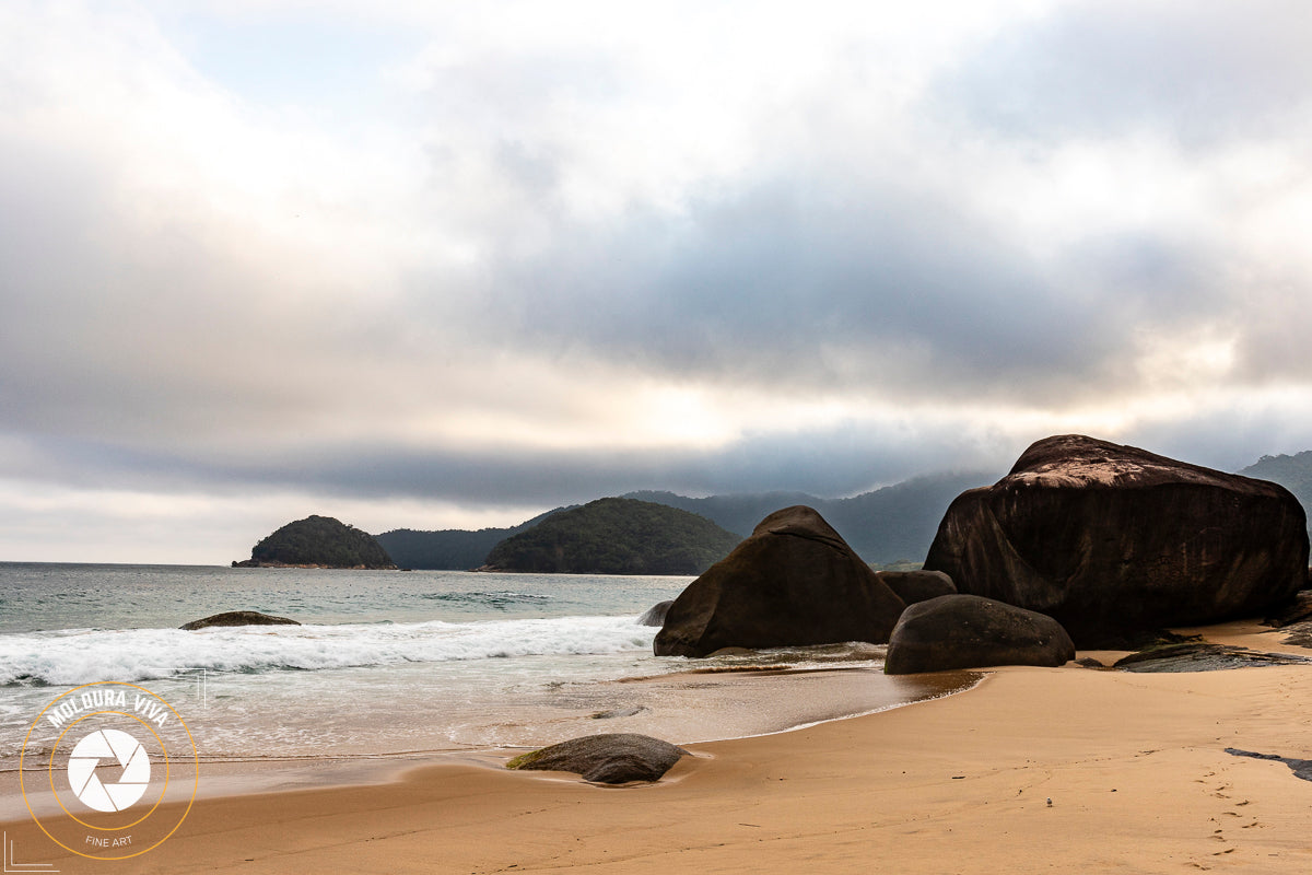 Visão a partir da Praia das Conchas - Ubatuba - SP