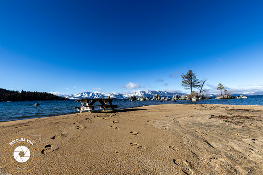 Paisagens de Lago Tahoe e Montanhas - EUA