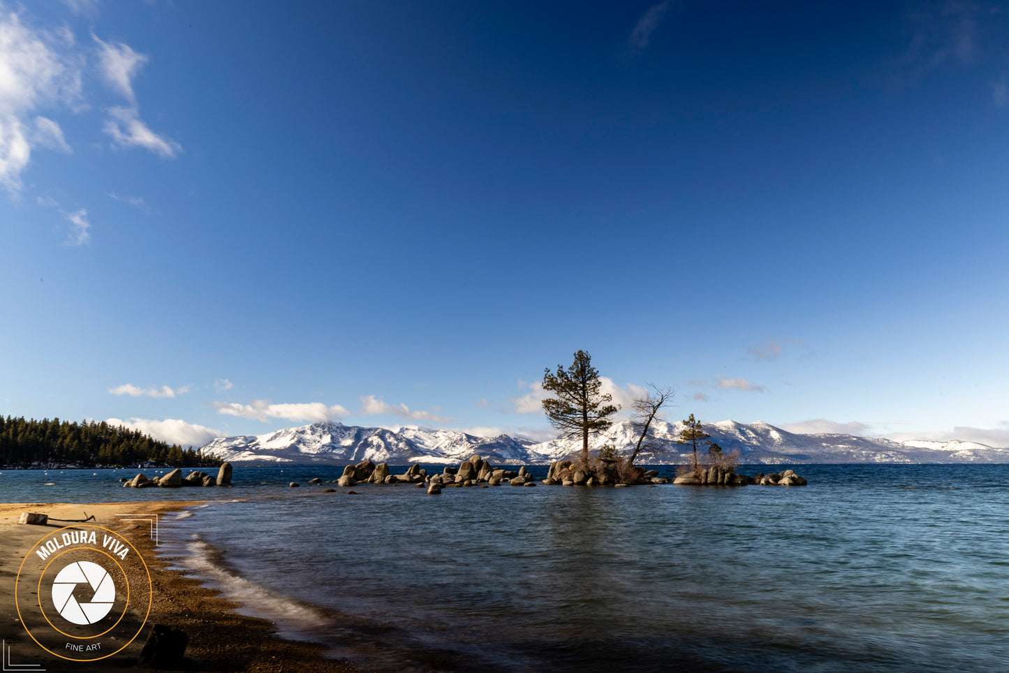 Versão 3 de Paisagens de Lago Tahoe e Montanhas - EUA