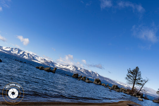 Versão 4 de Paisagens de Lago Tahoe e Montanhas - EUA