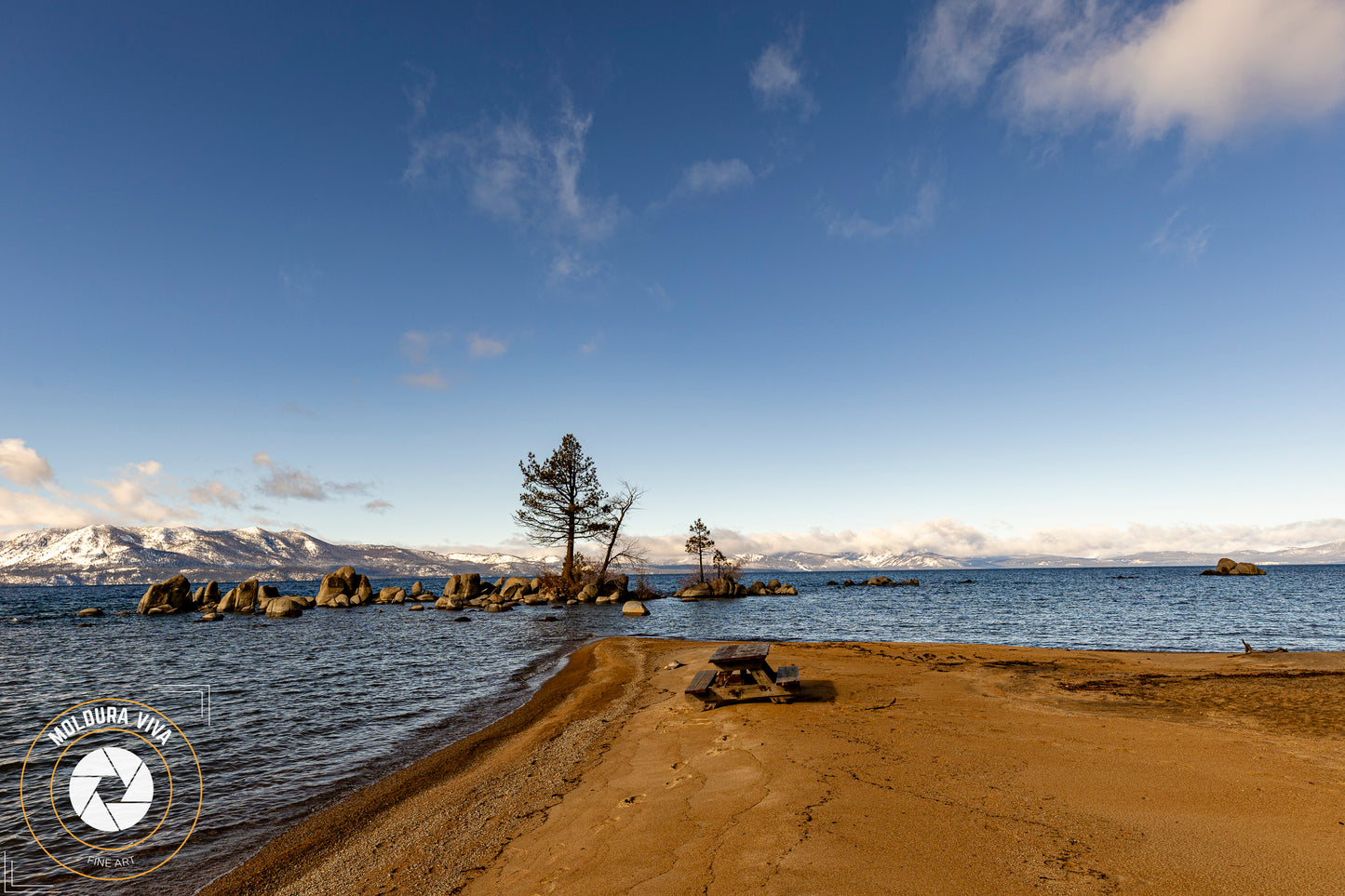 Versão 6 de Paisagens de Lago Tahoe e Montanhas - EUA