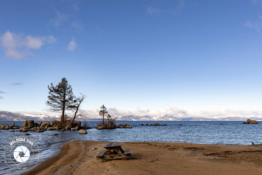 Versão 7 de Paisagens de Lago Tahoe e Montanhas - EUA