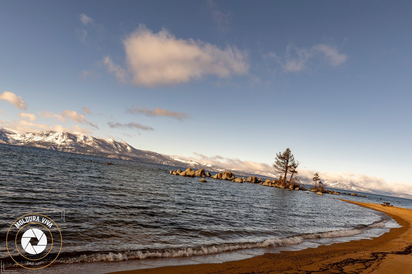 Versão 8 de Paisagens de Lago Tahoe e Montanhas - EUA